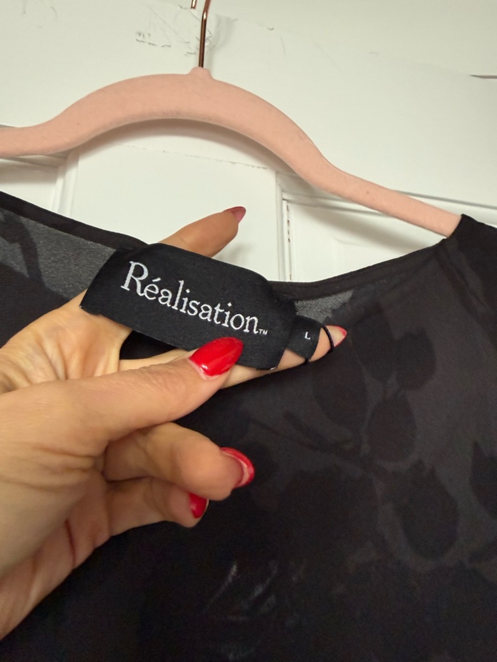 NWT Réalisation Par Gia Dress in Midnight Rose - Picture 9 of 11